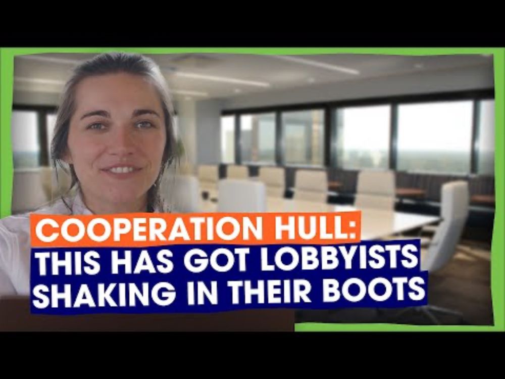 Cooperation Hull: This has got lobbyists shaking in their boots!