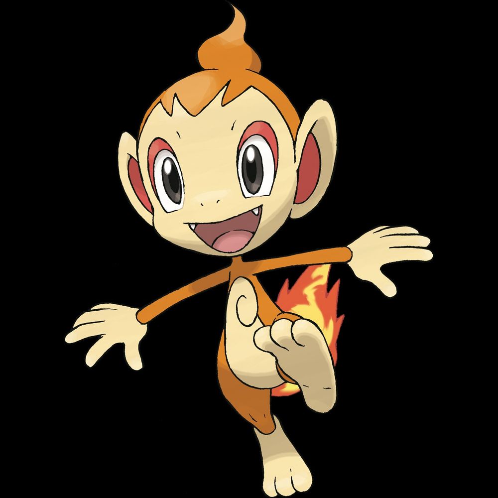 The Pokémon Chimchar 