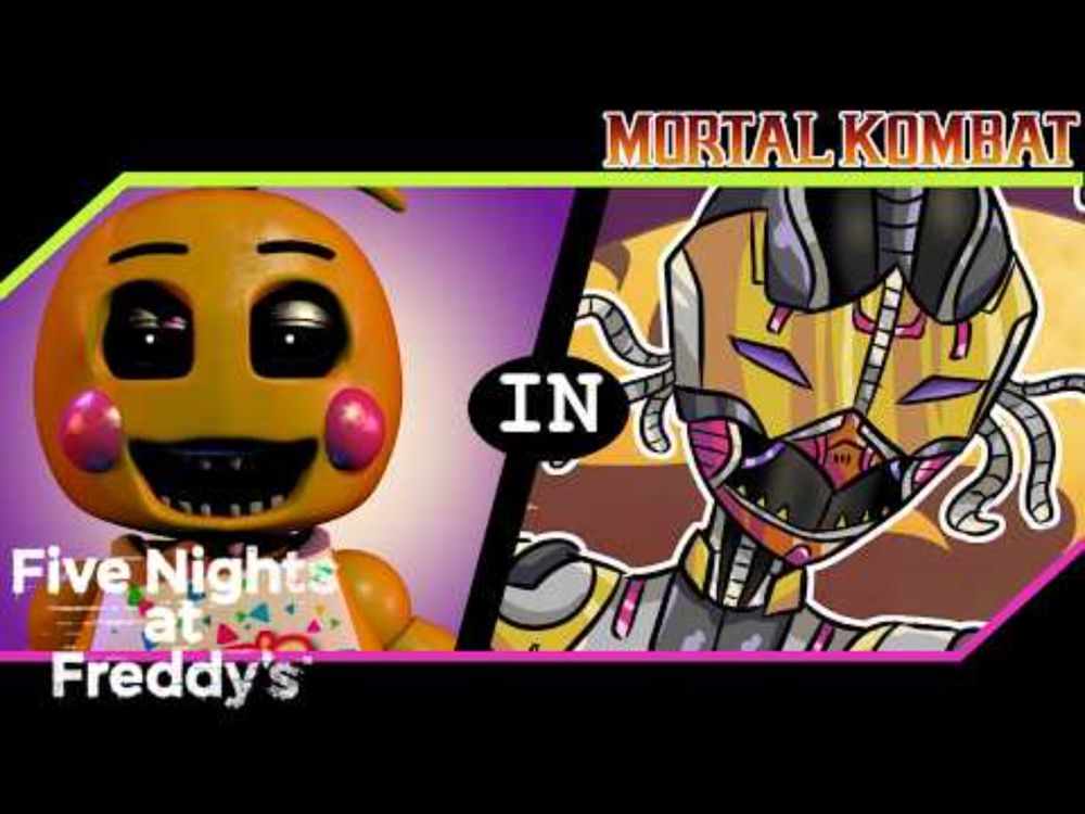 Drawing FNAF Animatronics in Mortal Kombat (Lore & Speedpaint)