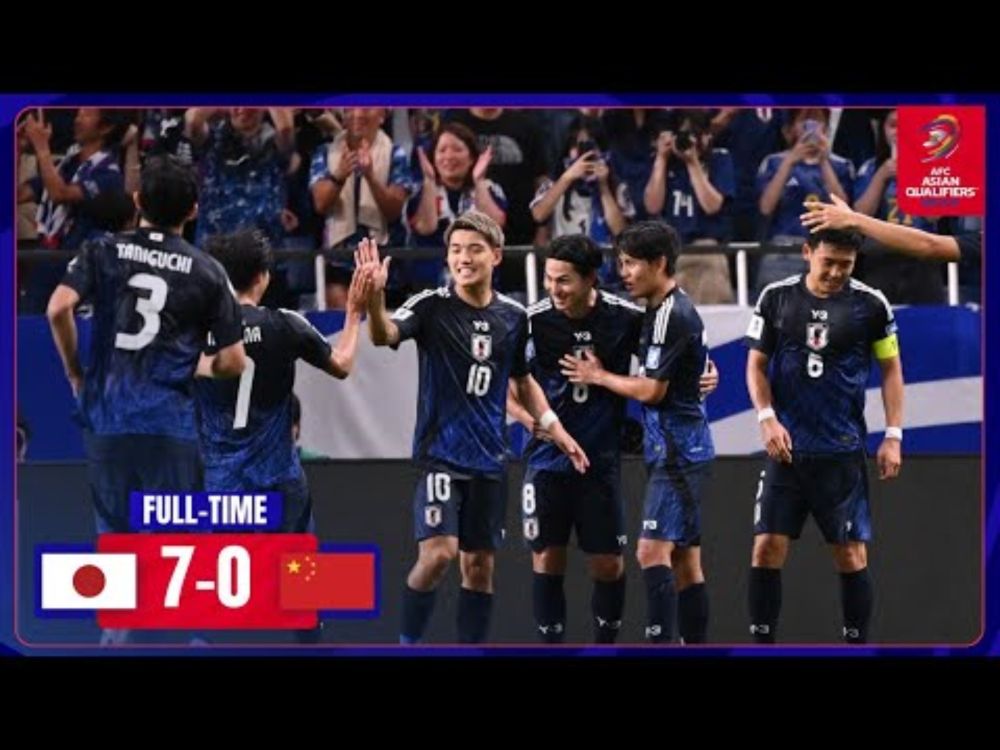 #AsianQualifiers - Road To 26 | Group C : Japan 7-0 China PR