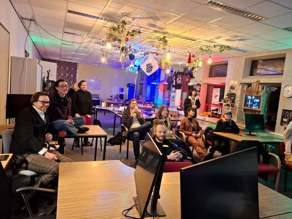 Participants watching the Theme reveal video of the Global Game Jam