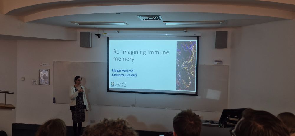Megan McLeod presenting 'Re-imagining immune memory'