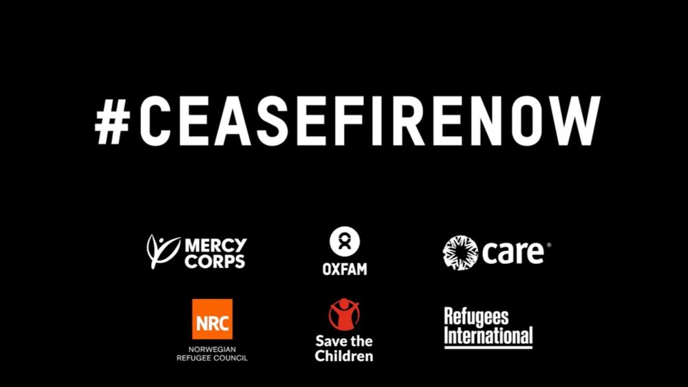 International Humanitarian Organizations Demand a Ceasefire in Gaza