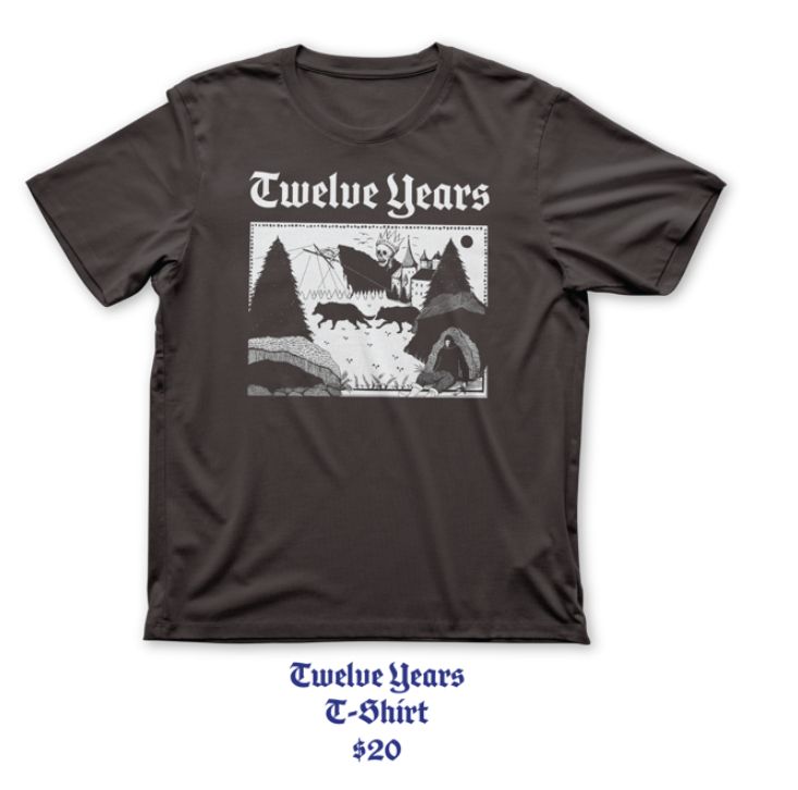 fantasy t shirt design for game twelve years