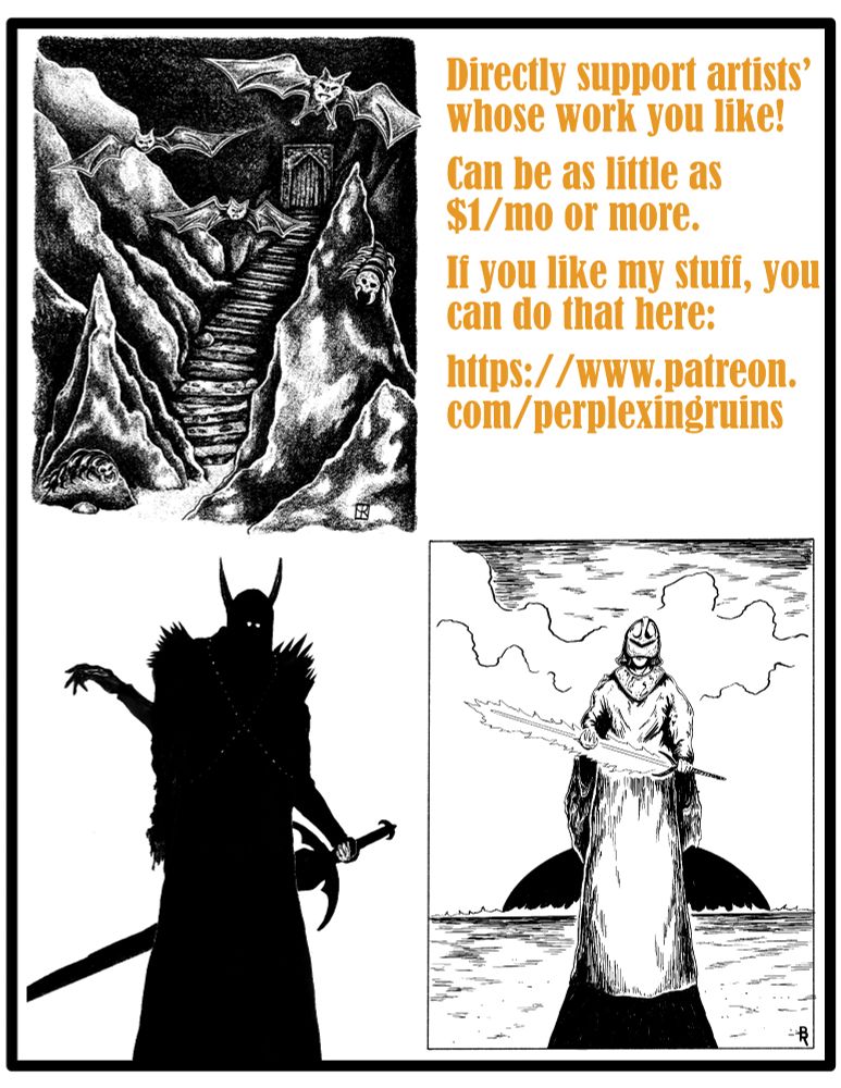 group of fantasy drawings