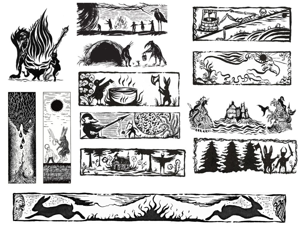 example of fantasy illustrations