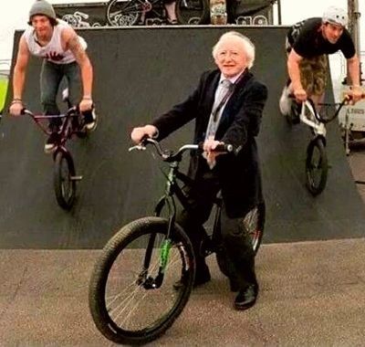 Michael D on the bike 
