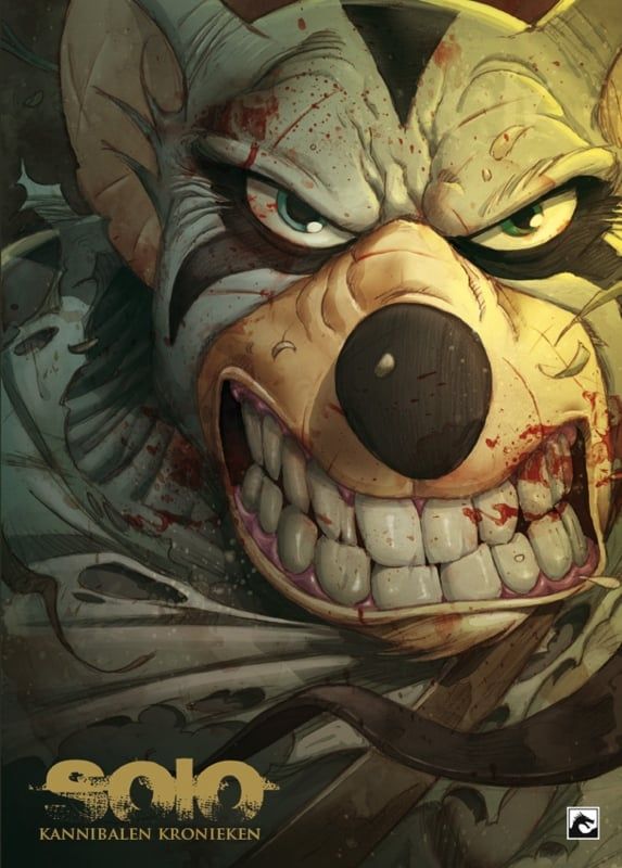 De cover van het stripboek Kannibalenkronieken 1, door Oscar Martin. 