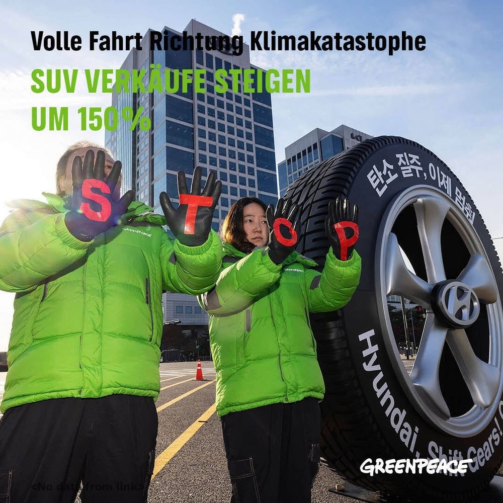 Volle Fahrt Richtung Klimakatastrophe- SUV Verkäufe steigen über 150%