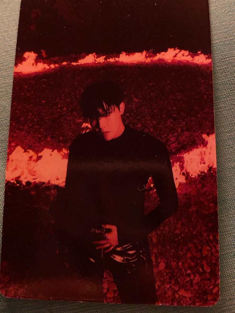 Jung Hoseok in his Arson outfit of all black, looking ready to ruin lives