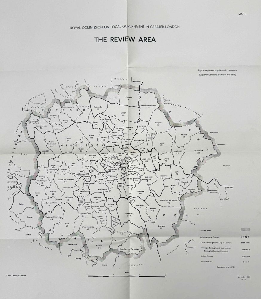 Royal Commission on Local Government in Greater London 1957-60 - A London Inheritance