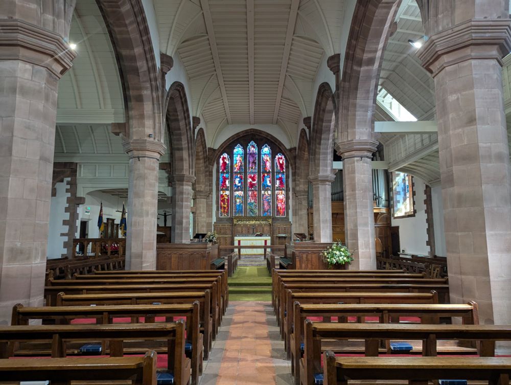 View of nave