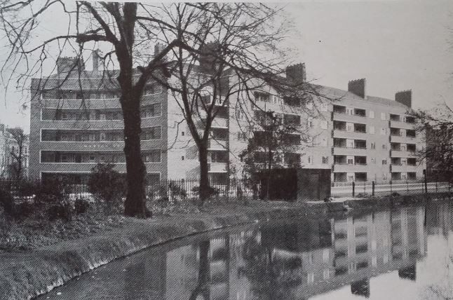 Modern tenement blocks