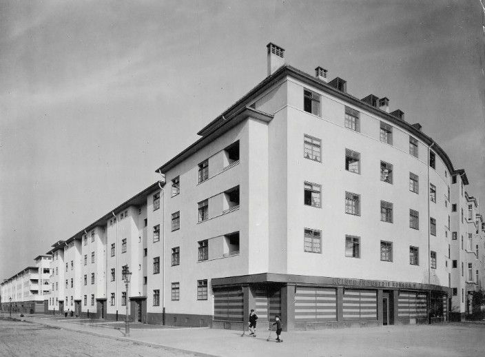 White City modernist tenement block