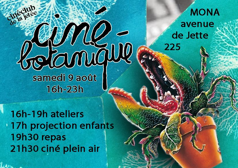 flyer pour le ciné-botanique