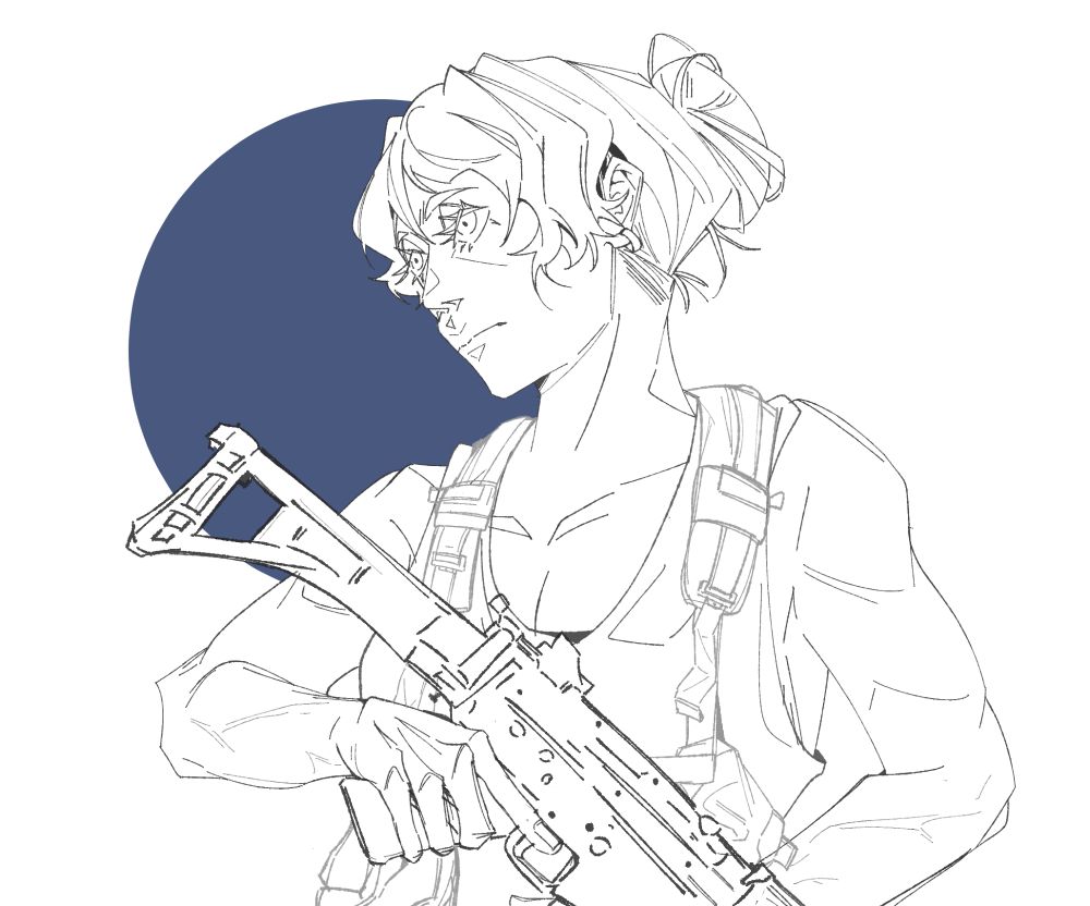 A close up Rita who also wearing earring