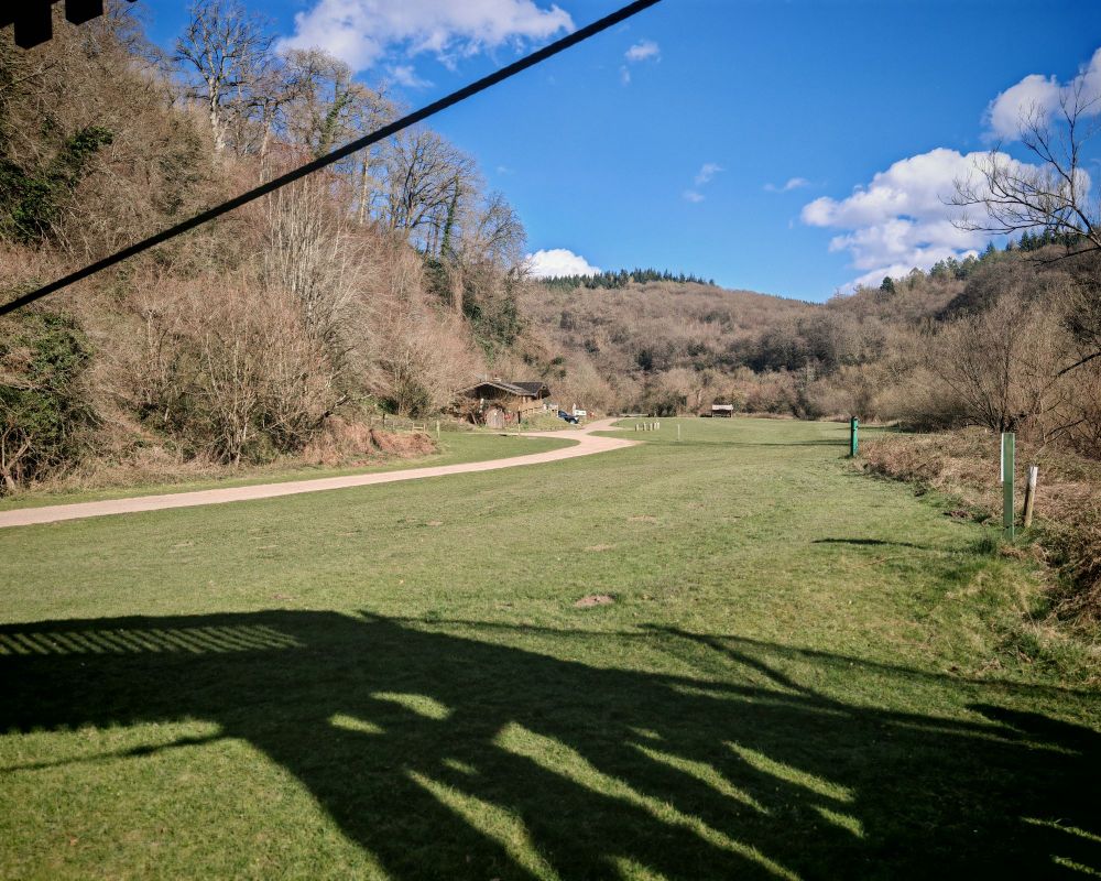 Grass... The outside (Presumably) 