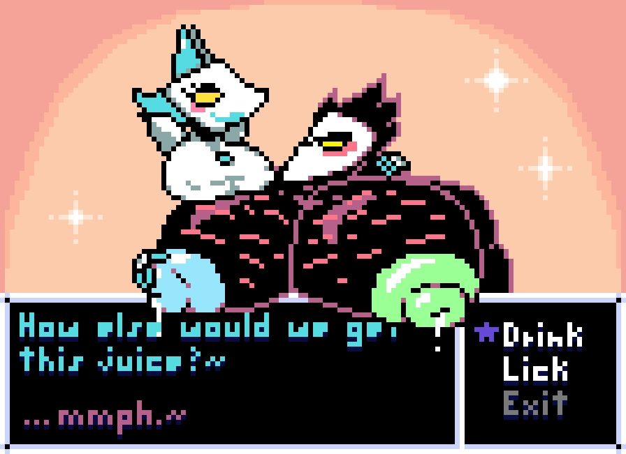 somehow, amber being hard over lactating butler tiddies is more powerful than the "player's" input.