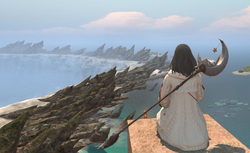 Arryn sitting on the way up to Hunu'iliy.