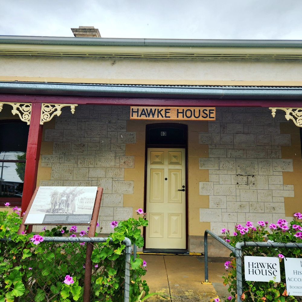 Outside of Bob Hawke's childhood home