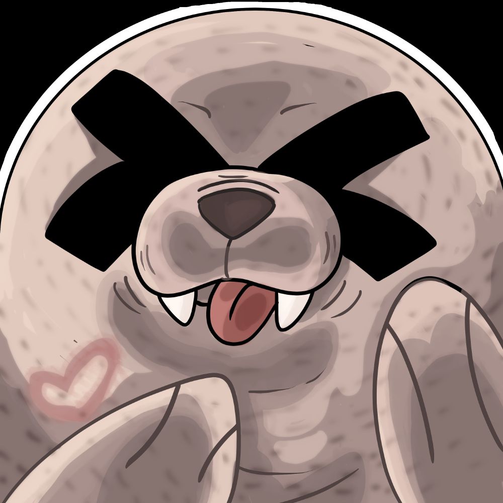 an excited seal