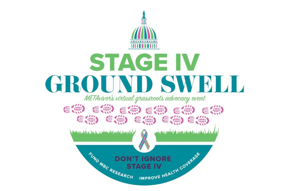 https://donate.metavivor.org/event/2025-groundswell/e647779 
Are you impacted by metastatic breast cancer as a patient, caregiver, loved one or provider? Join us! Follow the link to METAvivor and sign up.