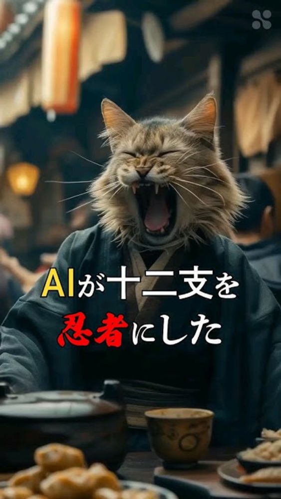 AIが十二支を忍者にした #動物  #ai #忍者