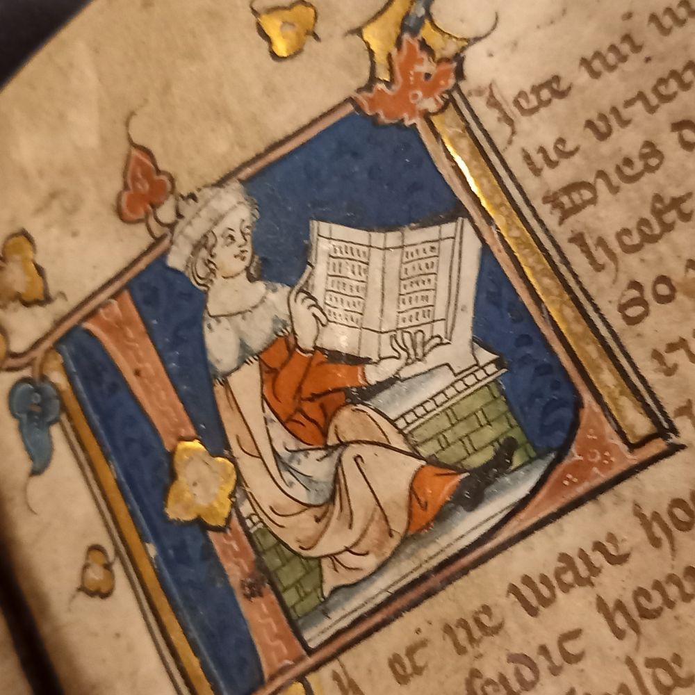 Author portrait, manuscript, Huis van het Boek Den Haag, foto: A. Willemsen, Leiden, 2025