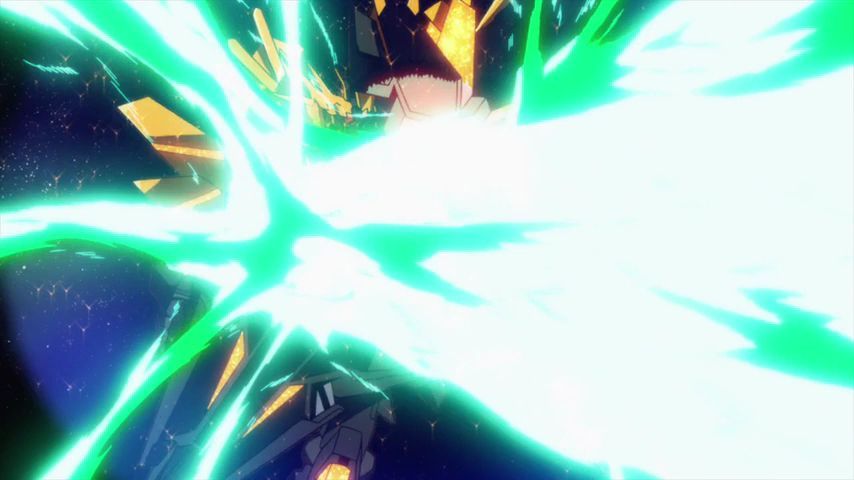 screenshot from Mobile Suit Gundam, seventh episode