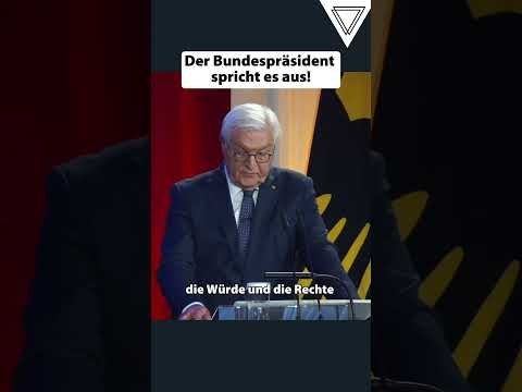 Der Bundespräsident spricht es aus!