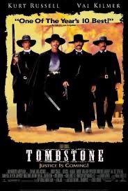 A poster for the movie Tombstone.