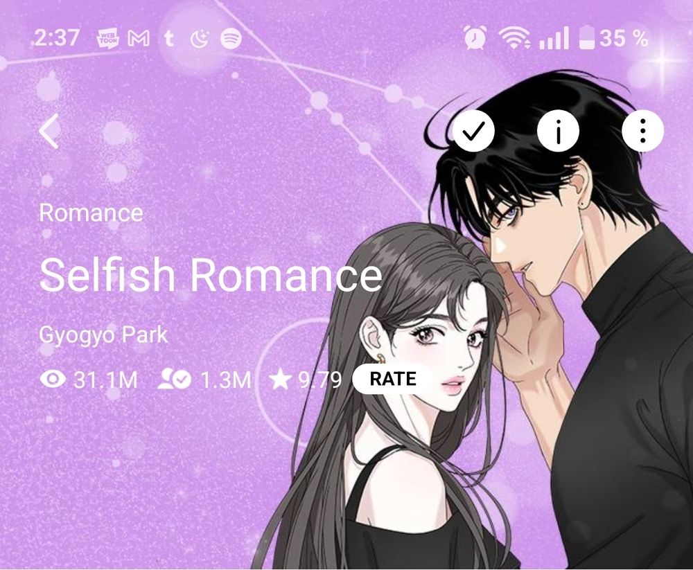 Selfish romance