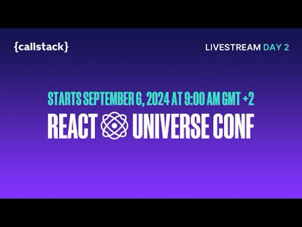 React Universe Conf 2024 - Day 2