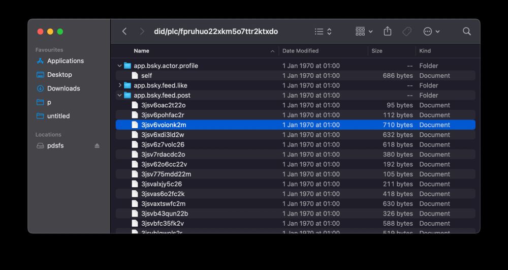 my repo in Finder