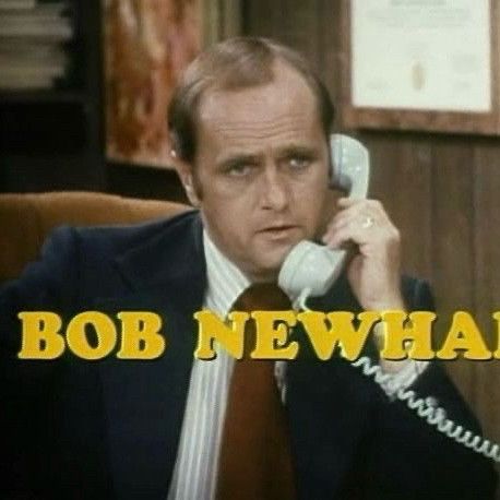Bob Newhart talking on the phone in  the opening credits of his eponymous TV show