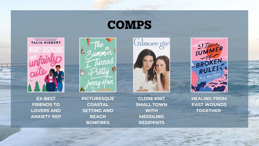 Highly Suspicious and Unfairly Cute - EX-BEST FRIENDS TO LOVERS AND ANXIETY REP
The Summer I Turned Pretty - PICTURESQUE COASTAL SETTING AND BEACH BONFIRES
Gilmore Girls - CLOSE KNIT SMALL TOWN WITH MEDDLING RESIDENTS
The Summer of Broken Rules - HEALING FROM PAST WOUNDS TOGETHER