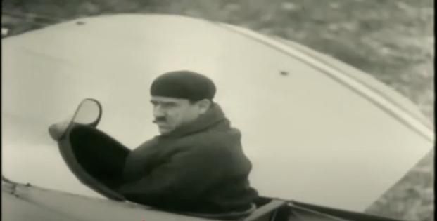 It's possible it's Louis Blériot but the moustache isn't right