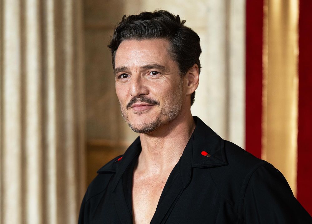 Actor Pedro Pascal smiling. 