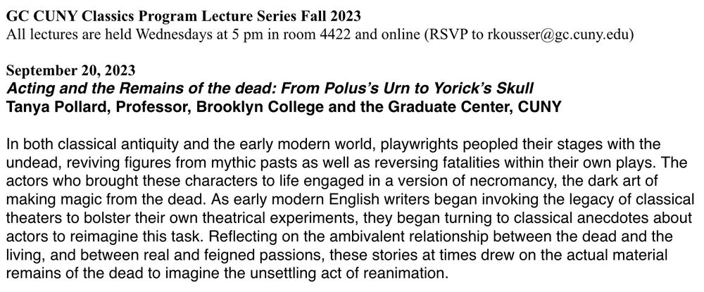 Photo repeats info in post but adds an abstract.