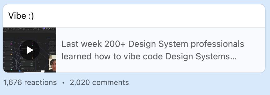 vibe marketing on LinkedIn Screenshot