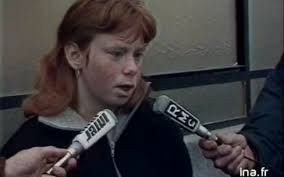 Murielle Bolle, protagoniste de l'affaire du petit Gregory et déclarant que "Bernard Laroche, il est innocent."