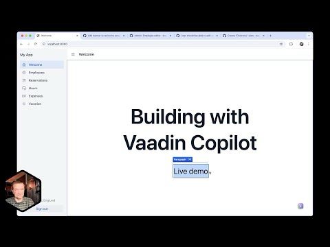 Building UIs with Vaadin Copilot