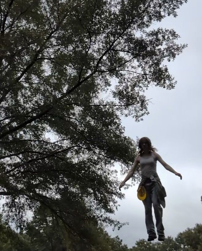 me levitating 
