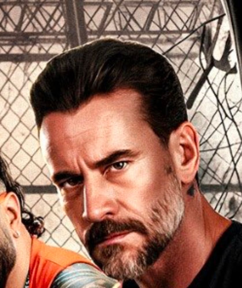 CM Punks hair is an unnatural color and he is perhaps thinking about baked goods