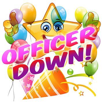 Officer down sticker meme