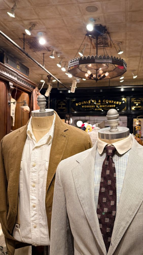 clothes at a ralph lauren store
