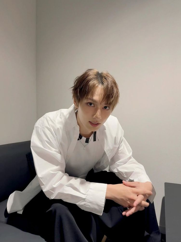 jun sitting on a couch