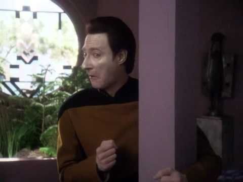 Data is hiding behind a column attempting to master the human art of Small Talk.