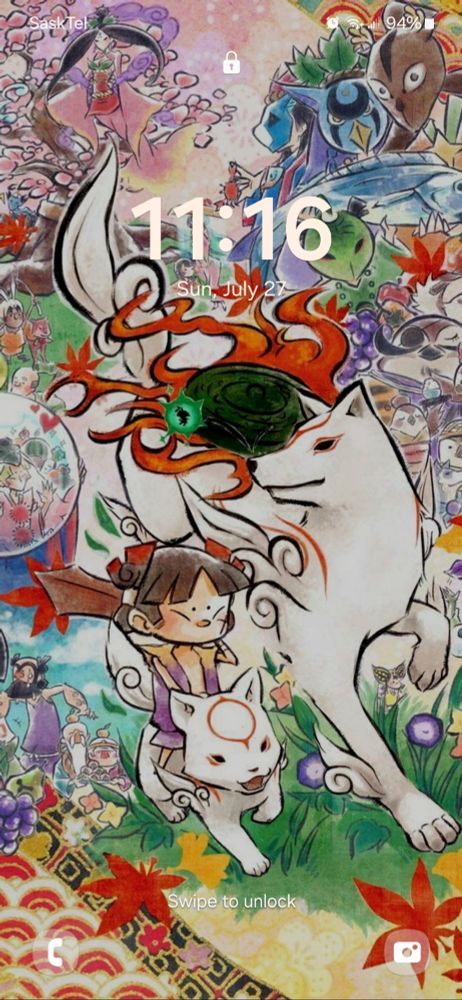 Okami and okamiden fan art