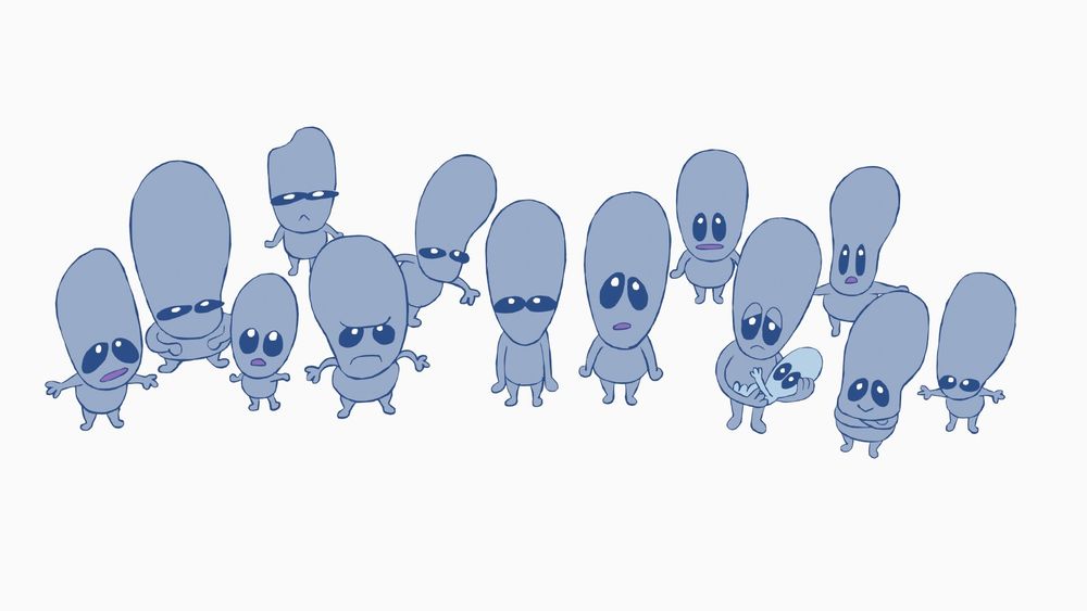 crowd of grey aliens